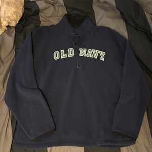 DARK BLUE OLD NAVY QUARTER-ZIP (XL)
